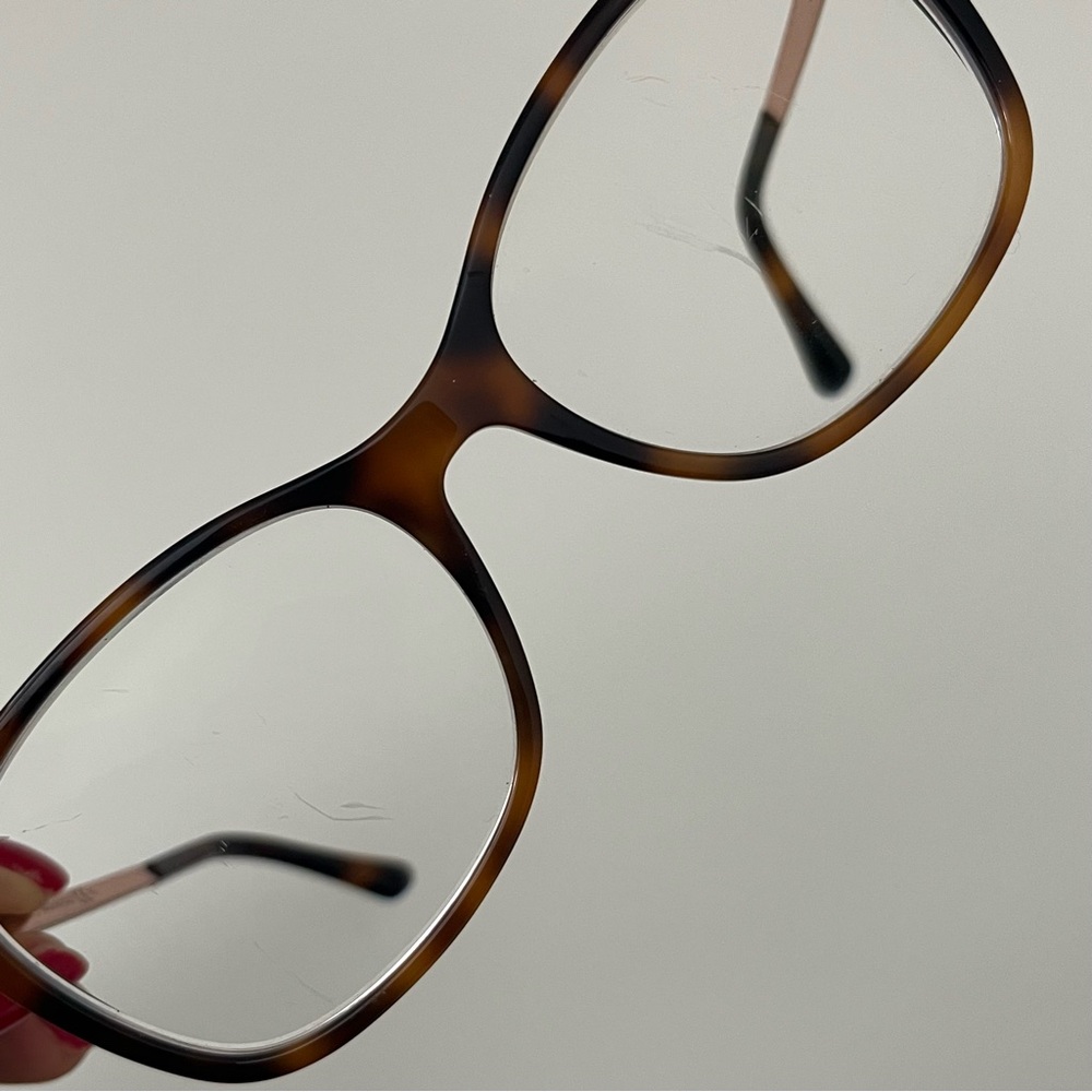Jimmy Choo Glitter Embellished Cat Eye Prescription Brown Eye Glasses - Picture 8 of 11